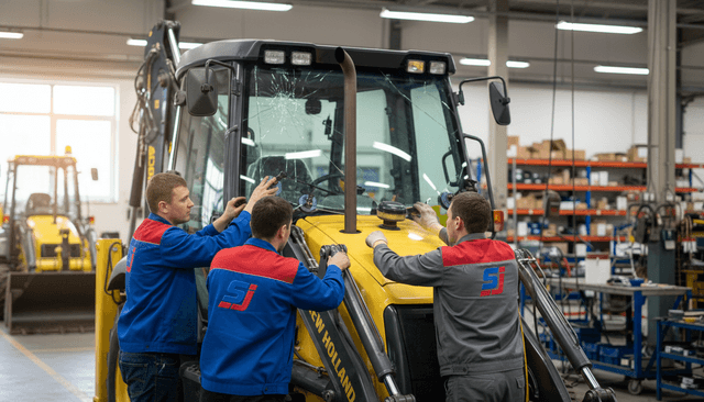 Замена стекол New Holland
