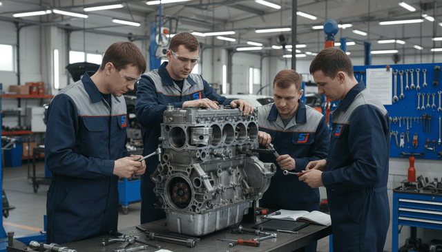 Капитальный ремонт двигателя Nissan K25