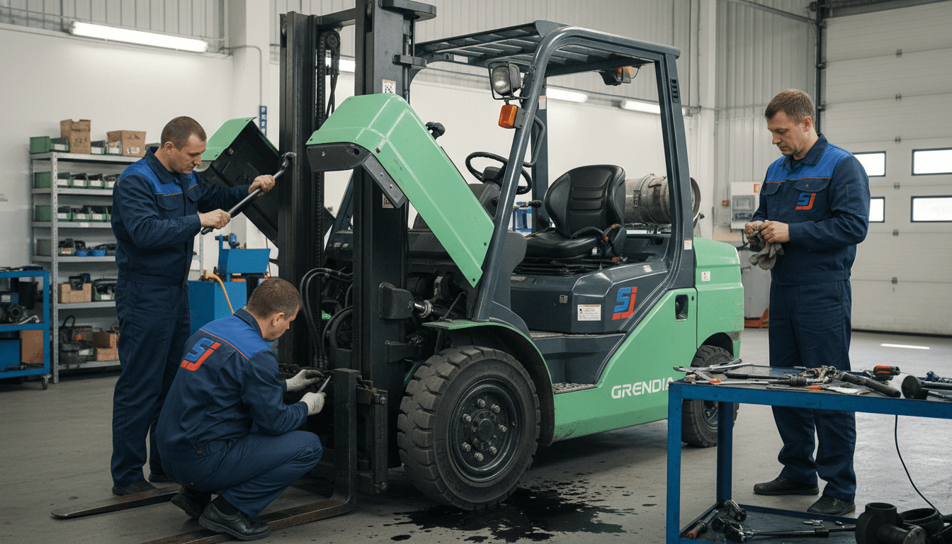Ремонт погрузчиков Mitsubishi в Бресте, Барановичах, Пинске, Кобрине