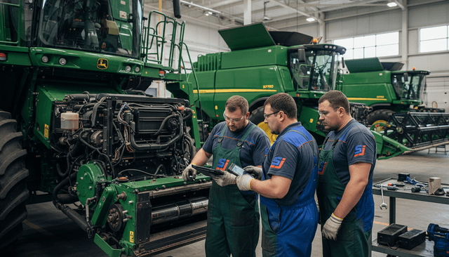Ремонт комбайна John Deere