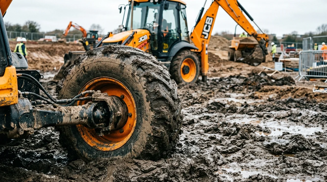 Шины 12.5/80-18 для экскаватора-погрузчика JCB 3CX