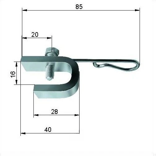 HOLDER FOR VALVE (METAL) 562 4199